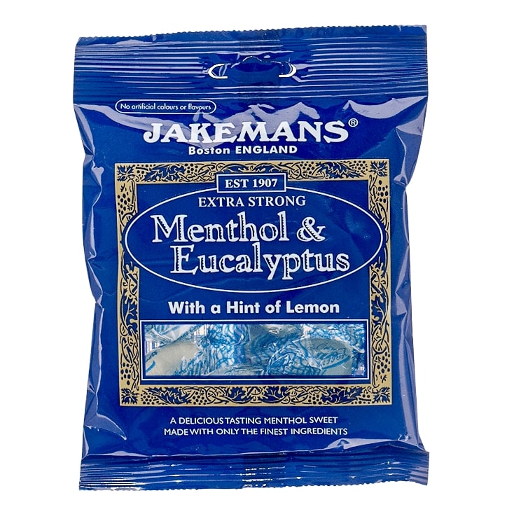 Jakemans Eucalyptus Soothing Menthol Sweets 100g Bag