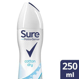 Sure Women Anti-Perspirant Aerosol Deodorant, Cotton Dry 250ml Price Lock Sainsburys   