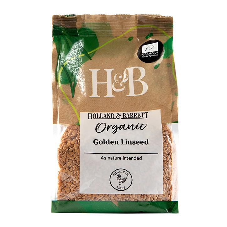 Holland & Barrett Organic Golden Linseed 250g GOODS Holland&Barrett   