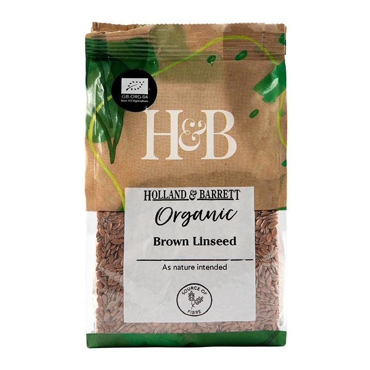 Holland & Barrett Organic Brown Linseed 250g