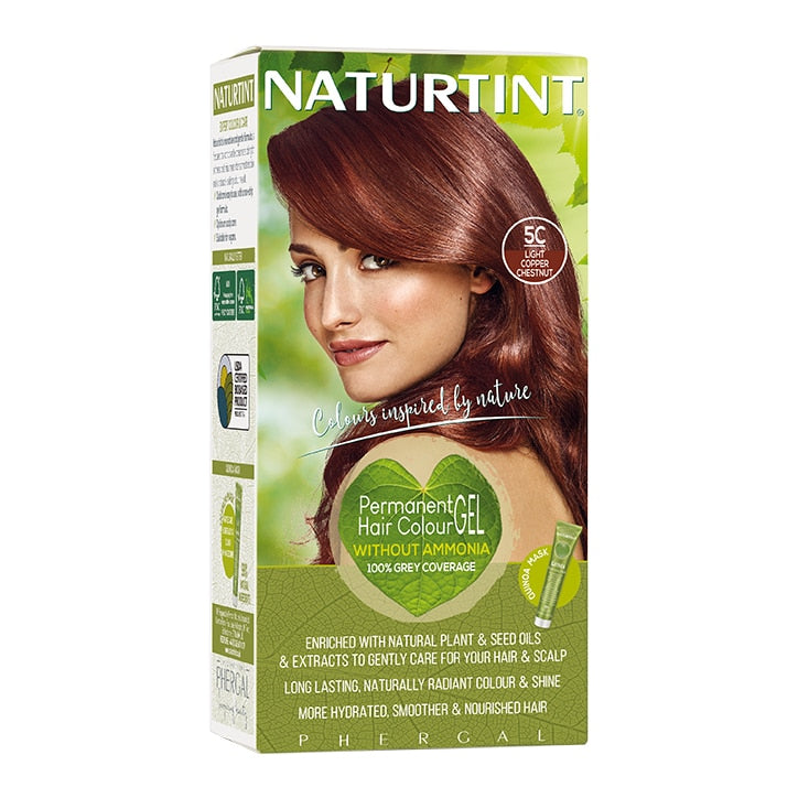 Naturtint Permanent Hair Colour 5C (Light Copper Chestnut) GOODS Holland&Barrett   