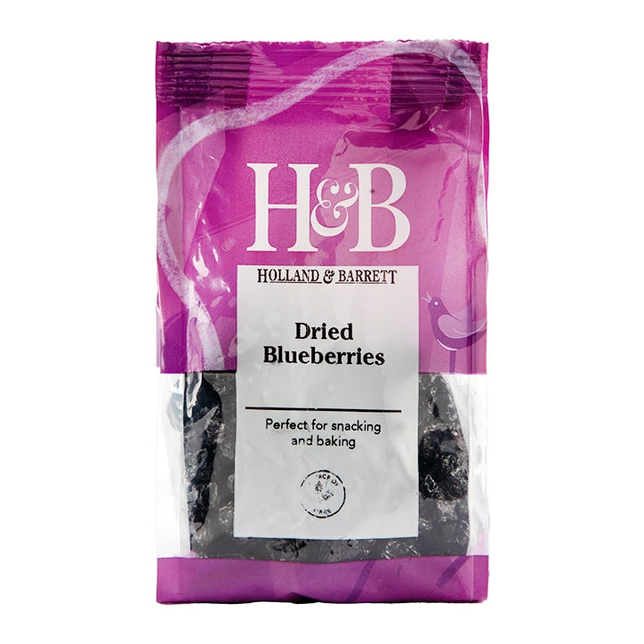 Holland & Barrett Dried Blueberries 100g GOODS Holland&Barrett   