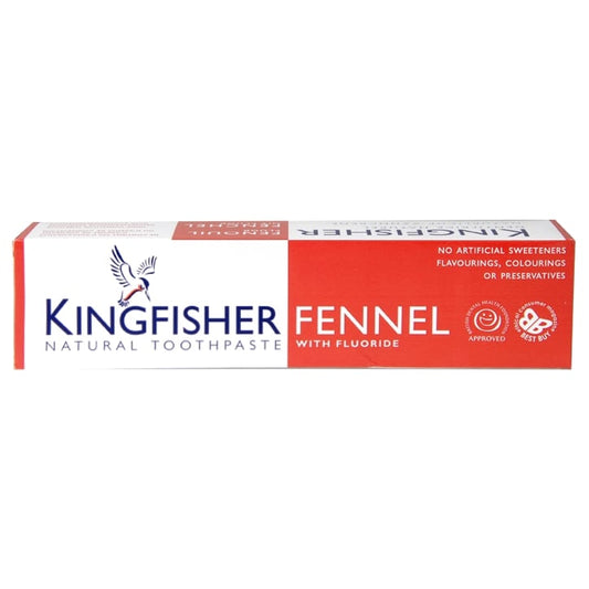 Kingfisher Fennel Toothpaste with Fluoride 100ml Toothpaste Holland&Barrett   
