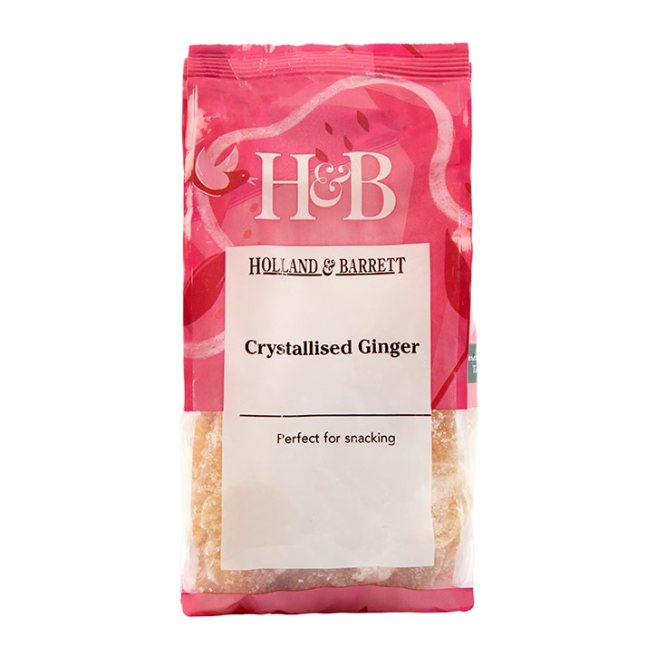 Holland & Barrett Crystallised Ginger 400g Dried Fruit Holland&Barrett   