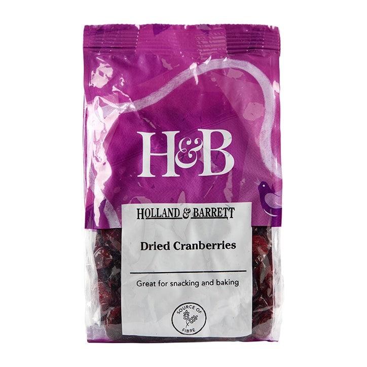 Holland & Barrett Dried Cranberries 300g Dried Fruit Holland&Barrett   