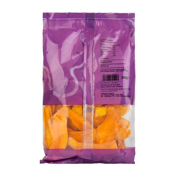 Holland & Barrett Dried Mango Slices 200g Dried Fruit Holland&Barrett   