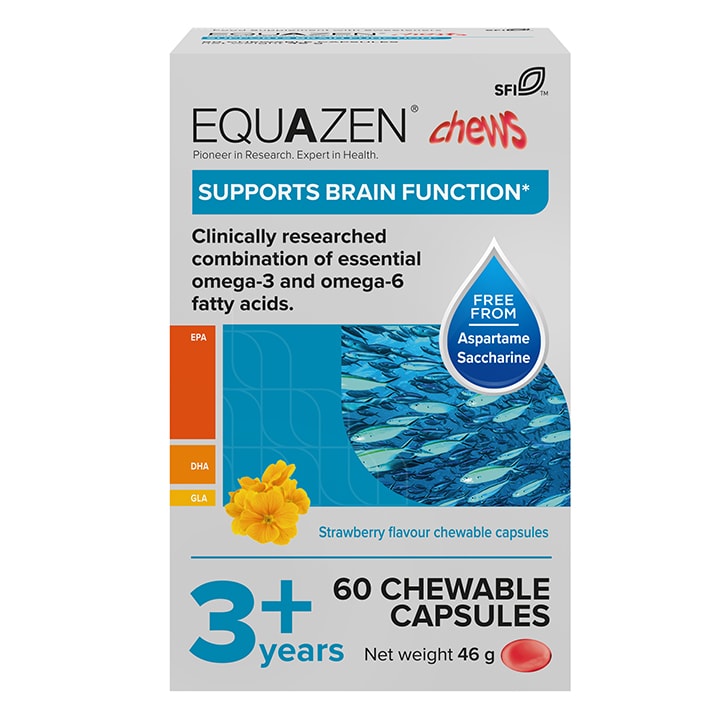 Equazen Eye Q Children's Chewable 60 Capsules Omega 3 Supplements & Fish Oils Holland&Barrett   