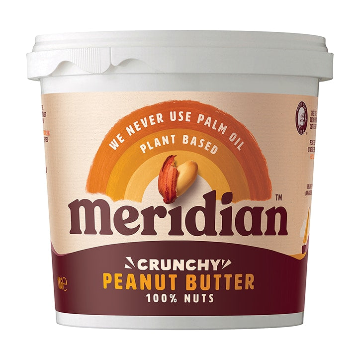 Meridian Natural Crunchy Peanut Butter 1kg Vegan Food Holland&Barrett   