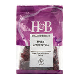 Holland & Barrett Dried Cranberries 100g Dried Fruit Holland&Barrett   