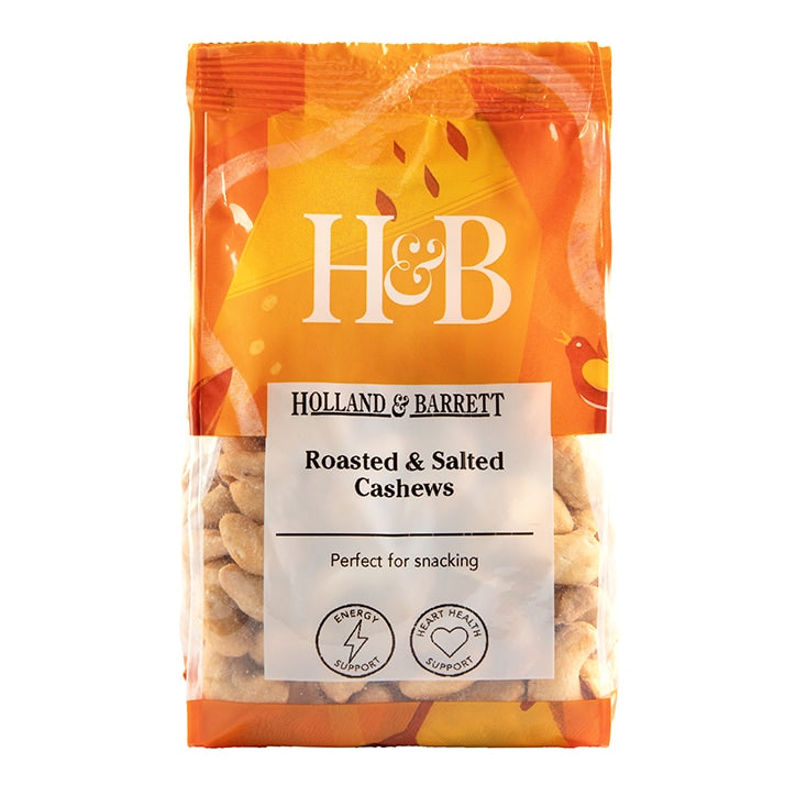 Holland & Barrett Roasted & Salted Cashew Nuts 250g