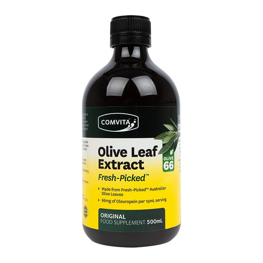 Comvita Olive Leaf Complex Liquid 500ml Herbal & Licensed Remedies Holland&Barrett   