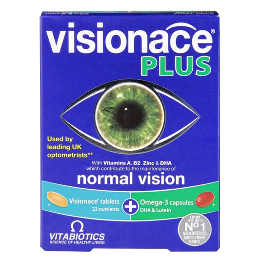 Vitabiotics Visionace Plus 56 Tablets Eye Care Vitamins Holland&Barrett   