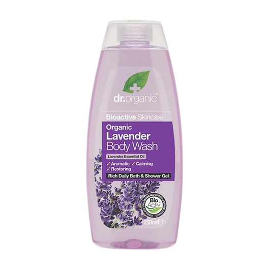 Dr Organic Lavender Body Wash 250ml Washing & Bathing Holland&Barrett   