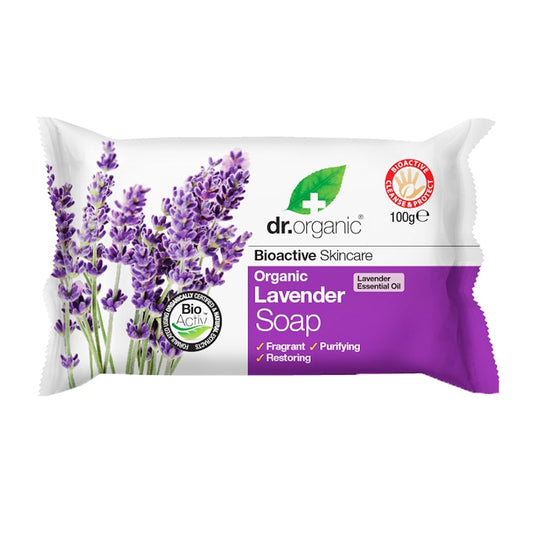 Dr Organic Lavender Soap Natural Soaps Holland&Barrett   