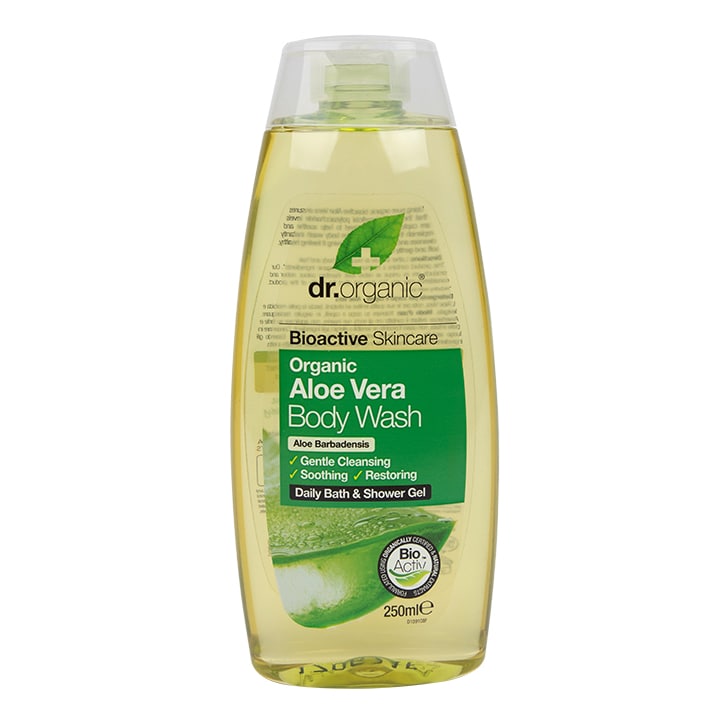 Dr Organic Aloe Vera Body Wash 250ml GOODS Holland&Barrett   