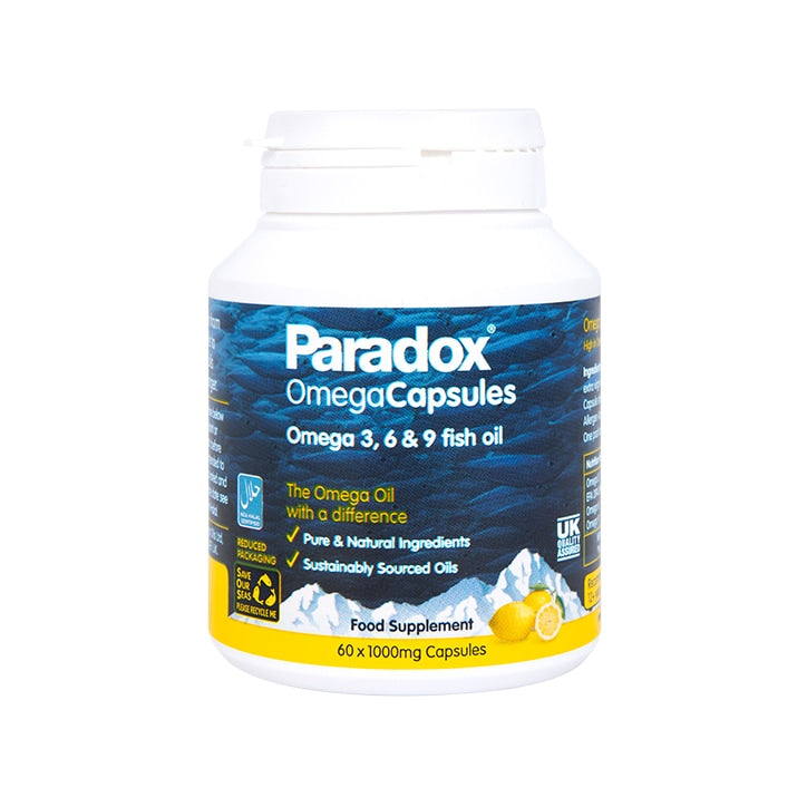 Paradox Omega 3 6 & 9 60 Capsules 1000mg Omega 3 Supplements & Fish Oils Holland&Barrett   