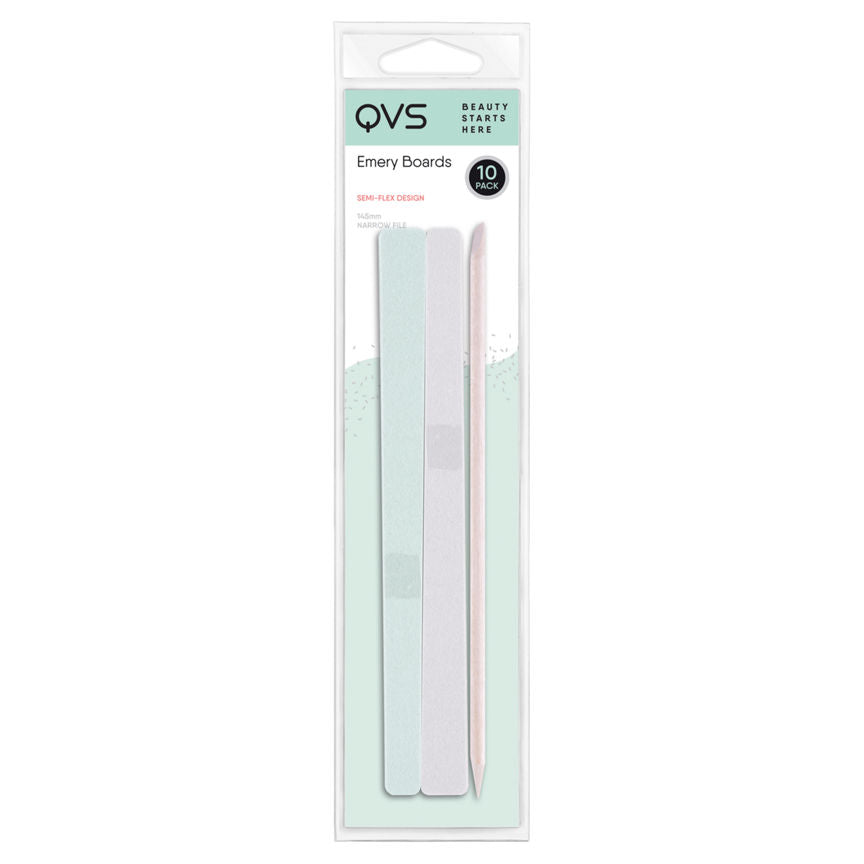 QVS Emeryboards Nail Tools Make Up & Beauty Accessories ASDA   