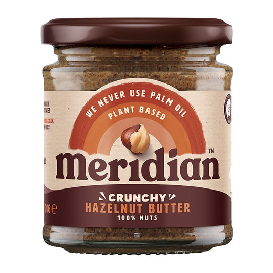 Meridian Natural Hazelnut Butter Whole Nut Spread 170g Nut Butters Holland&Barrett   