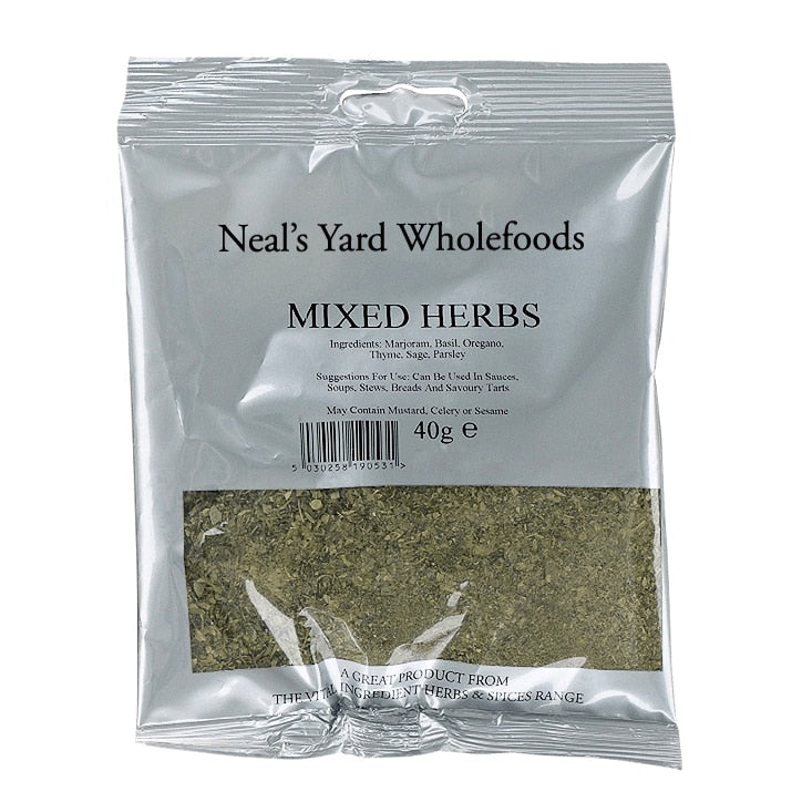 Neal's Yard Wholefoods Mixed Herbs 40g Herbs, Spices & Seasoning Holland&Barrett   