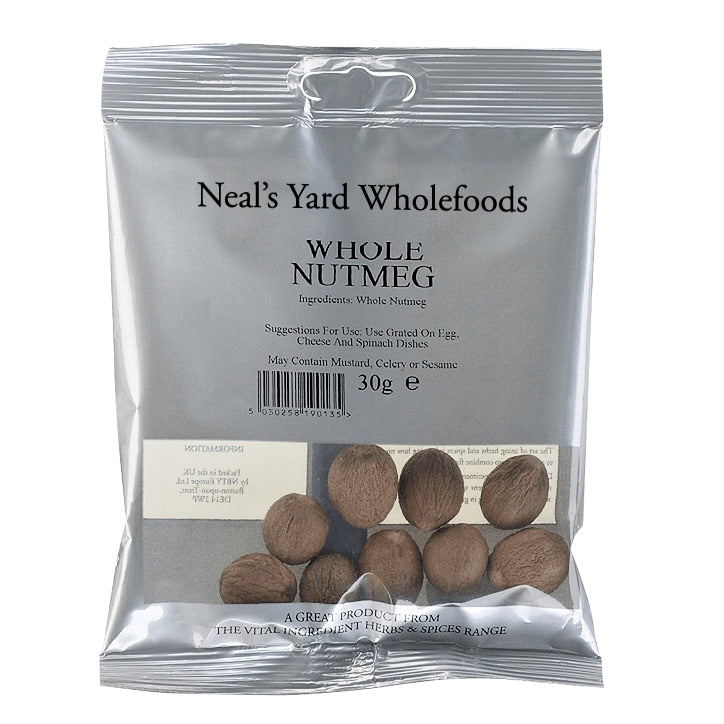 Neal's Yard Wholefoods Whole Nutmegs 30g Christmas Food & Drink Holland&Barrett   