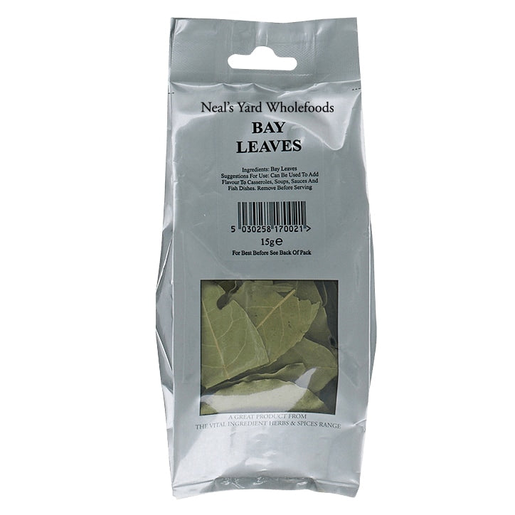 Neal's Yard Wholefoods Bay Leaves 15g Herbs, Spices & Seasoning Holland&Barrett   