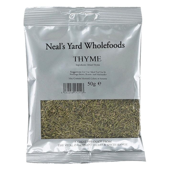 Neal's Yard Wholefoods Thyme 50g Herbs, Spices & Seasoning Holland&Barrett   