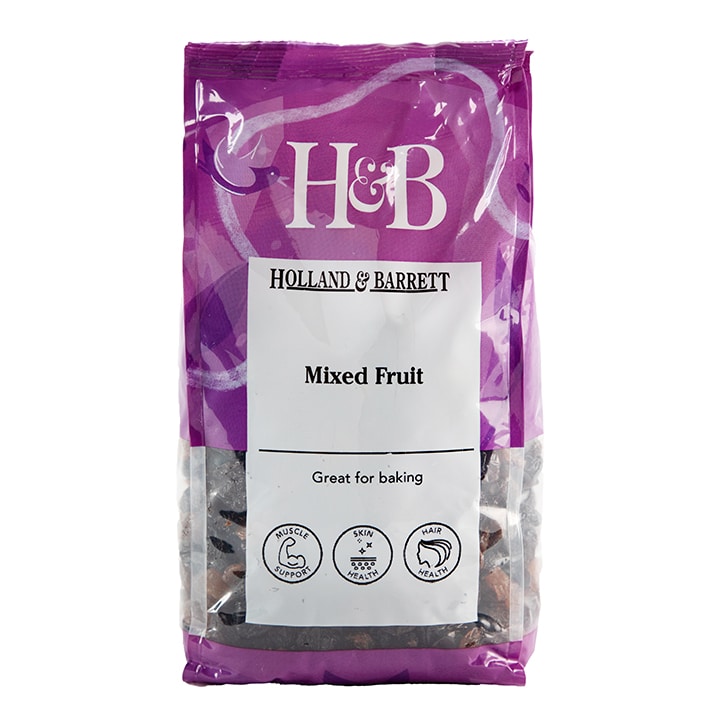 Holland & Barrett Mixed Fruit 500g Fruit & Nut Mixes Holland&Barrett   