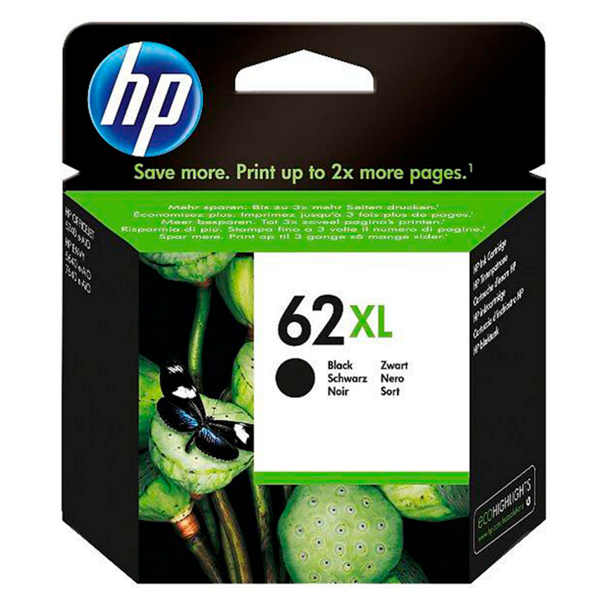 HP 62 Black Ink Cartridge