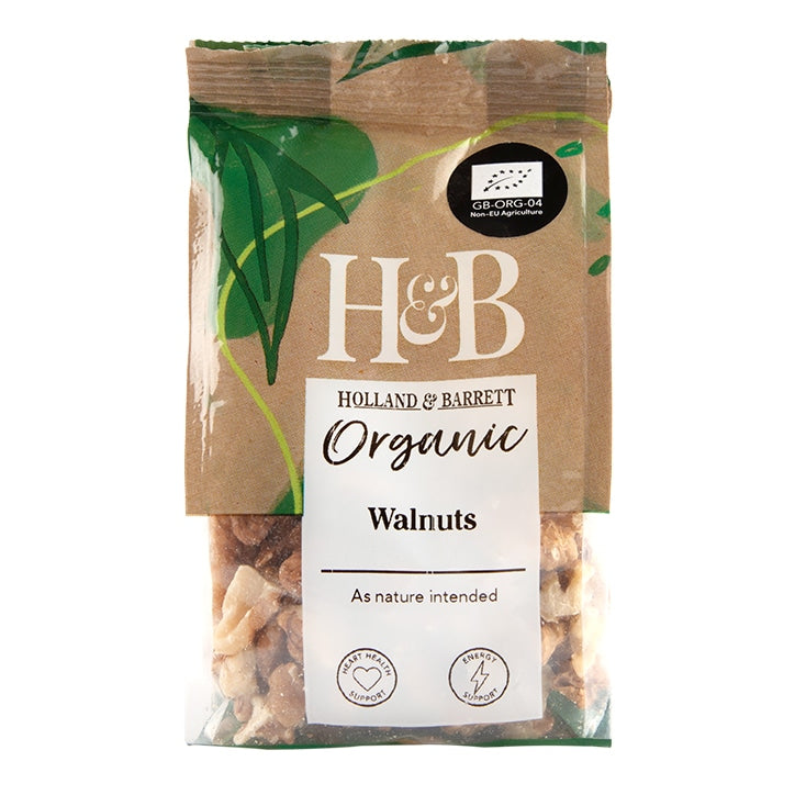 Holland & Barrett Organic Walnuts 75g GOODS Holland&Barrett   