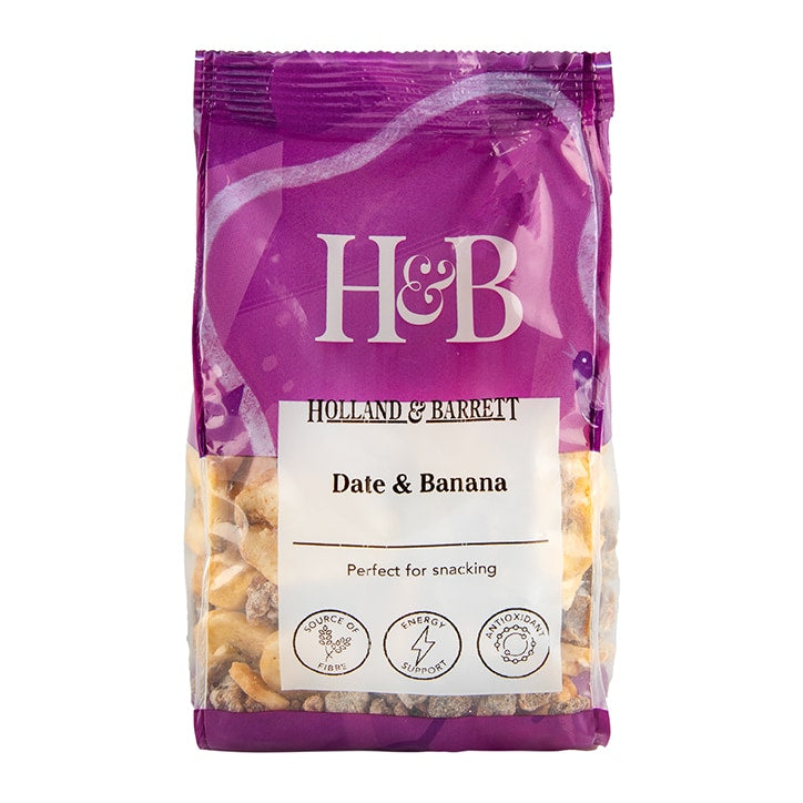 Holland & Barrett Dried Dates & Bananas 250g Dried Fruit Holland&Barrett   