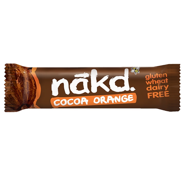 Nakd Cocoa Orange Fruit & Nut Bar 35g Snack Bars Holland&Barrett   