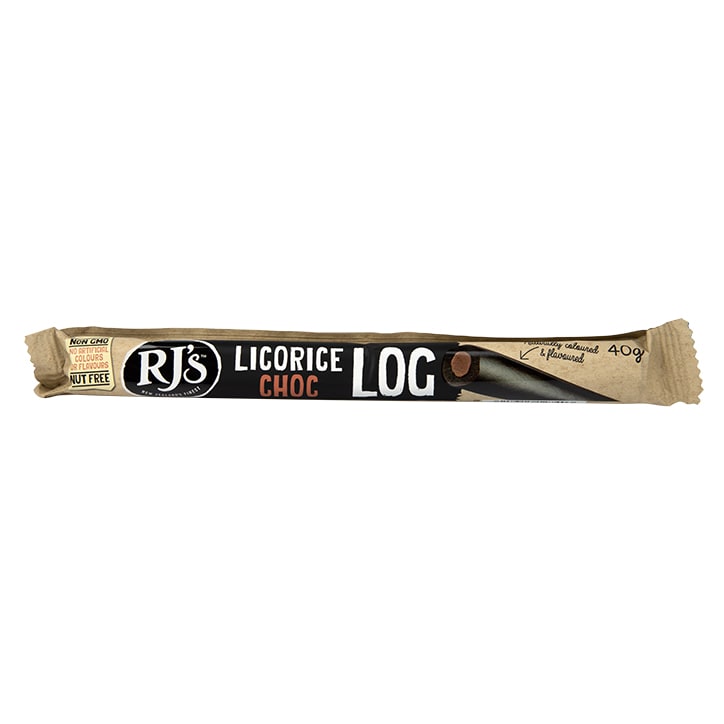 RJs Licorice Choc Log Sweet Snacks Holland&Barrett   