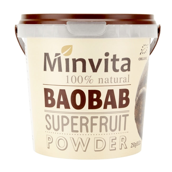 Minvita Baobab Superfruit Powder 250g Vegan Food Holland&Barrett   