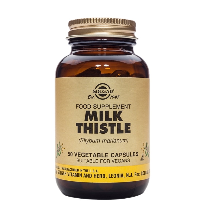 Solgar Milk Thistle 50 Vegetable Capsules GOODS Holland&Barrett   