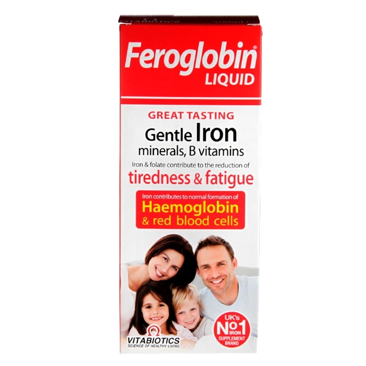 Vitabiotics Feroglobin Liquid - 500ml Iron Tablets & Capsules Boots   