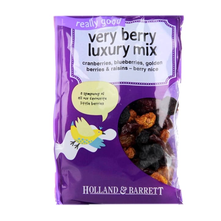 Holland & Barrett Luxury Berry Mix 200g Fruit & Nut Mixes Holland&Barrett   