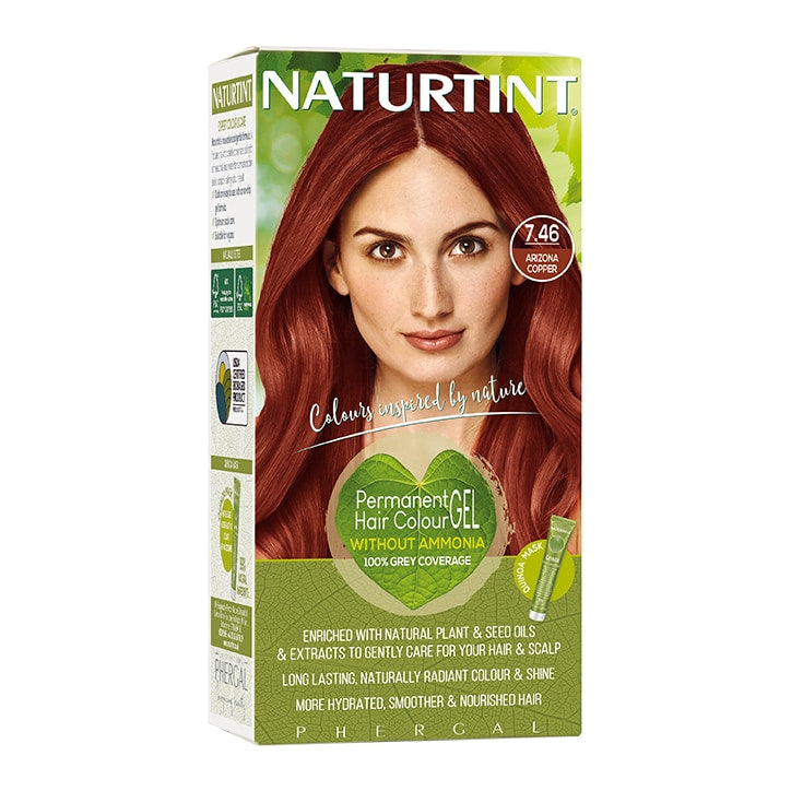 Naturtint Permanent Hair Colour 7.46 (Arizona Copper) Natural Hair Care Holland&Barrett   