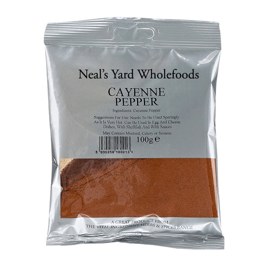 Neal's Yard Wholefoods Cayenne Pepper 100g Herbs, Spices & Seasoning Holland&Barrett   