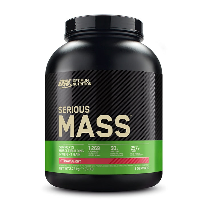 Optimum Nutrition Serious Mass Powder Strawberry 2.72kg