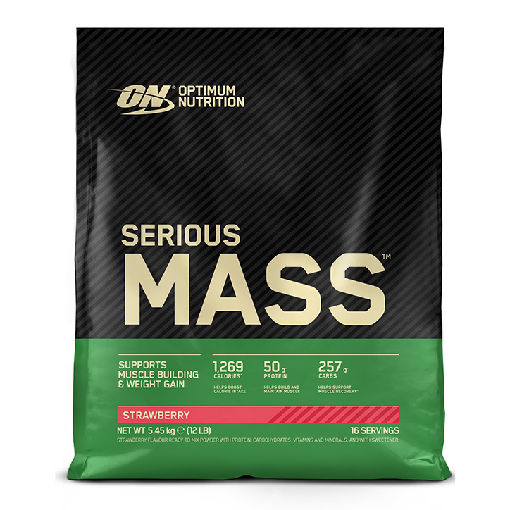 Optimum Nutrition Serious Mass Powder Strawberry 5.4kg