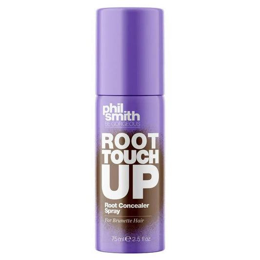 Phil Smith Be Gorgeous Root Touch Up Root Concealer Spray for Brunette Hair 75ml Beauty at home Sainsburys   