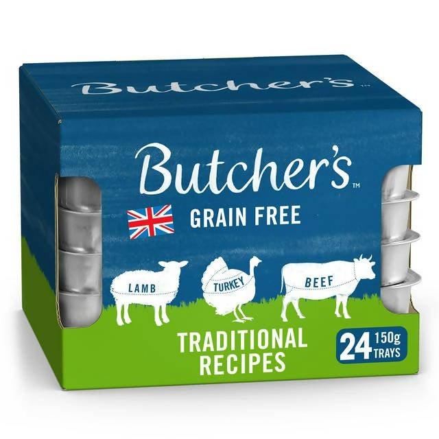Butcher's Traditional Recipes Wet Dog Food Trays 24x150g - McGrocer