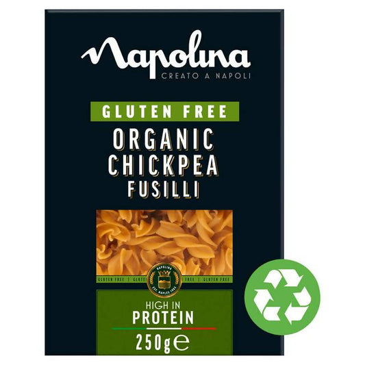 Napolina Organic Chickpea Fusilli 250g Pasta Sainsburys   
