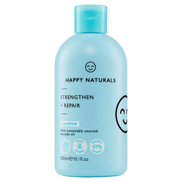 Happy Naturals Strengthen + Repair Shampoo 300ml