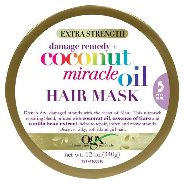 Ogx Damage Remedy + Coconut Miracle Oil Hair Mask 168g shampoo & conditioners Sainsburys   