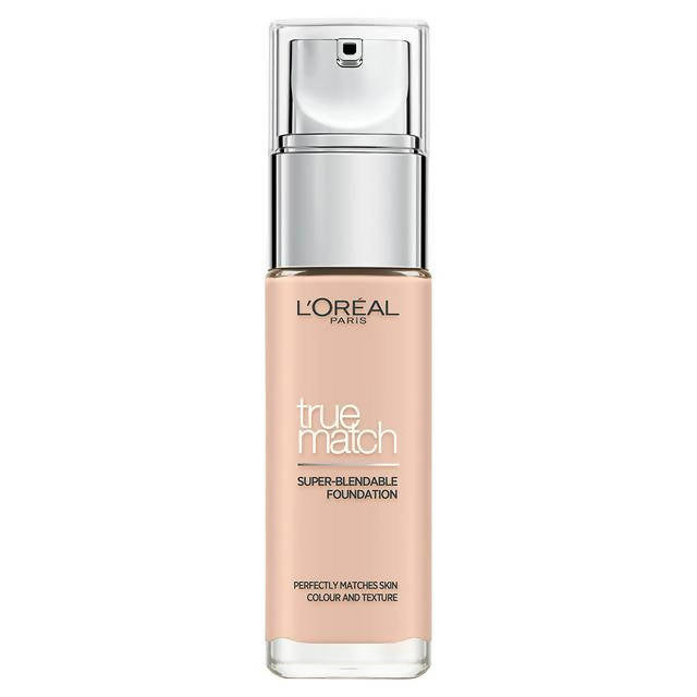 L'Oreal Paris True Match Foundation 0.5C Rose Porcelain 30ml All Sainsburys   