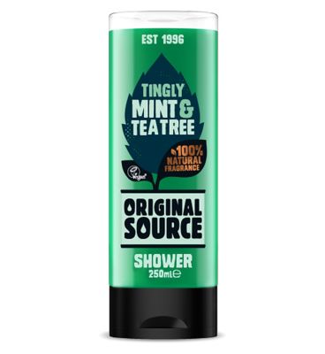 Original Source Mint & Tea Tree Shower Gel Body Wash 250ml Make Up & Beauty Accessories Boots   