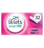 Lil-Lets Non-Applicator Tampons (SmartFit) – Super – 32 pack GOODS Boots   