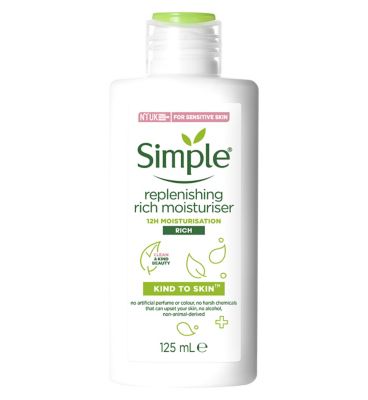 Simple Kind to Skin Replenishing Rich Moisturiser 125ml