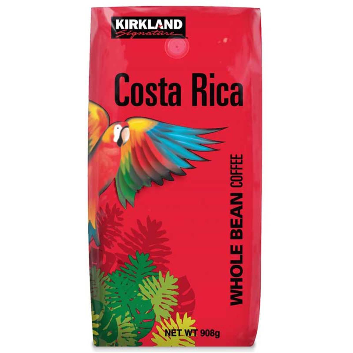 Kirkland Signature Costa Rica Whole Bean Coffee, 908g Costa Rica Whole Bean Coffee Costco UK   